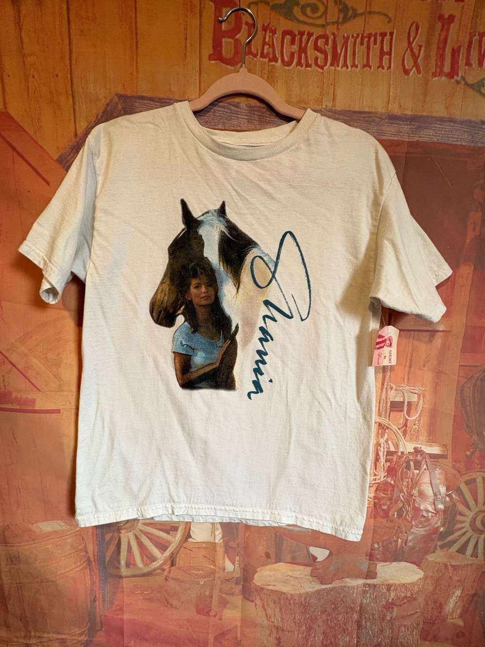 Shania Twain Horse Graphic Country Music T-Shirt